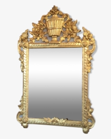 Antique Mirror Louis Xvi Gilded Wood   Src Https, HD Png Download, Transparent PNG